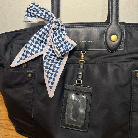 Marc by Marc Jacobs Nylon Tote – Black with Gold Hardware - Picture 4 of 9